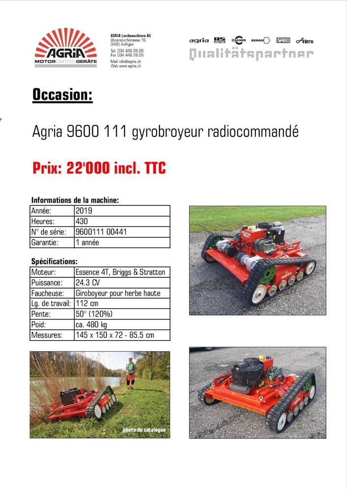 Agria 9600